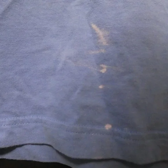 TOMMY HILFIGER | Custom Fit | medium | Light Blue Graphic Tee | 100% Cotton - Picture 13 of 13